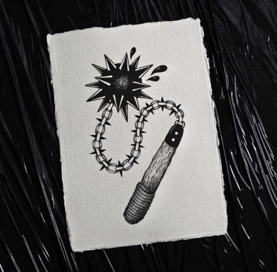 Trans rights fundraiser - FLAIL - A5 Originals by Cressida Raven